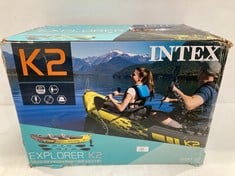 INTEX ADULT INFLATABLE KAYAK EXPLORER K2 FOR 2 PERSONS (P.V.P. 129,95€).