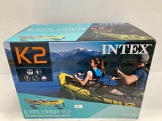 INTEX ADULT INFLATABLE KAYAK EXPLORER K2 FOR 2 PERSONS (P.V.P. 129,95€).