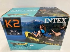 INTEX ADULT INFLATABLE KAYAK EXPLORER K2 FOR 2 PERSONS (P.V.P. 129,95€).