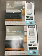 2 X INFLATABLE MATTRESS INTEX DURA BEAM DELUXE DIFFERENT SIZES AND MODELS INCLUDING FOR 2 PERSONS 56CM.