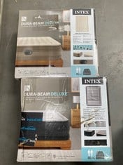 2 X INTEX DURA BEAM DELUXE INFLATABLE MATTRESS IN DIFFERENT SIZES AND MODELS INCLUDING 2 PERSON MATTRESS 46CM.