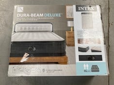 INTEX DURA BEAM DELUXE INFLATABLE MATTRESS 1.52 X 2.36 X 86CM.