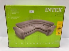 INTEX AIR FURNITURE CORNER SOFA MEASURING 2.57M X 2.03M X 76CM .