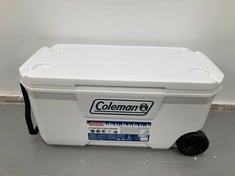 COLEMAN VERY LARGE COOLER MARINE XTREME 100QT | 94L HIGH PERFORMANCE ICE BOX | FULL PU FOAM INSULATION | STAYS COOL FOR 5 DAYS | PORTABLE THERMAL WITH UV PROTECTION.