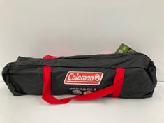 COLEMAN BEDROCK 2 2-SEATER TENT FOR TREKKING OR HIKING, CAMPING AND FESTIVALS, COMPACT, FITS IN A BACKPACK, WATERPROOF UP TO 2000 MM WATER COLUMN, GREEN, 2 PERSONS (P.V.P. 180,63).