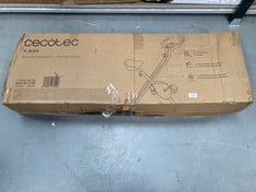 CECOTEC FOLDING EXERCISE BIKE WITH FLYWHEEL 2.5 KG X-BIKE. SILENCE FIT SYSTEM, ERGONOMIC, ADJUSTABLE HANDLEBARS AND SADDLE, HEART RATE MONITOR, LCD DISPLAY, WHEELS, MAXIMUM WEIGHT 100 KG.