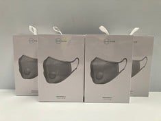 4 X AIRINUM URBAN AIR MASK 2.0 (SEALED) - LOCATION 18A.