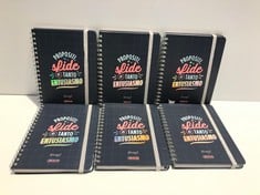 6 X MR.WONDERFUL NOTEBOOKS 2022-2023-LOCATION 14A.