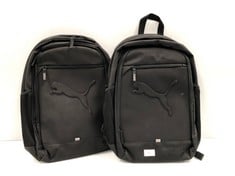 2 X PUMA BACKPACKS BLACK-LOCATION 2A.