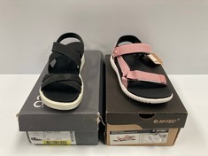 2 X SHOES VARIOUS MAKES, MODELS AND SIZES INCLUDING HI-TEC SANDALS SIZE 38 - LOCATION 23A.