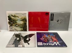 5 X VINYLS VARIOUS ARTISTS AND STYLES INCLUDING DEATH CULT - LOCATION 31A.