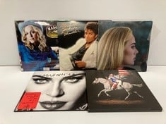 5 X VINYL VARIOUS ARTISTS INCLUDING MADONNA - LOCATION 39A.