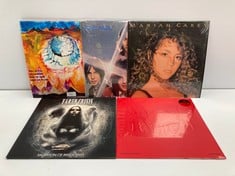 6 X VINYL VARIOUS ARTISTS INCLUDING MARIAH CAREY - LOCATION 39A.