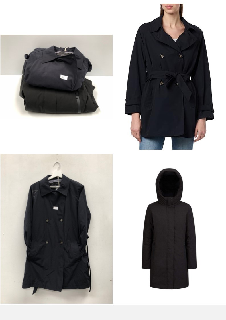 2 X GEOX COATS VARIOUS MODELS INCLUDING SIZE 44-LOCATION 8A.