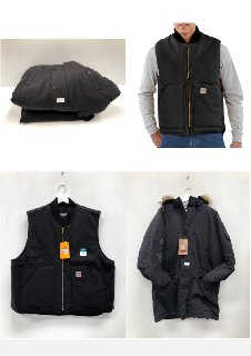 2 X CARHARTT ITEMS CARHARTT VARIOD MODELS INCLUDING WAISTCOAT SIZE 2XL-LOCATION 1B.