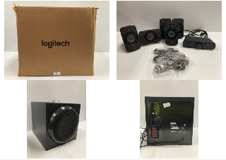 LOGITECH Z906 SPEAKERS THX SURROUND SOUND 1000W (CHOPPED) (TOTAL P.V.P 347€) - LOCATION 25A.