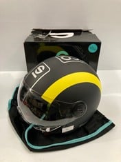 ESPARCO RIDERS HELMET MODEL SP601 BLACK AND WHITE SIZE XL - LOCATION 25A.