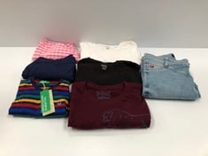 7 X CLOTHING VARIOUS MODELS AND SIZES INCLUDING BENETTON CHILDREN'S T-SHIRT-LOCATION 14B.