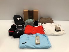 VARIETY OF ARTICLES FOR SPORT VARIOUS MODELS AND SIZES INCLUDING PUMA SOCKS-LOCATION 10B.