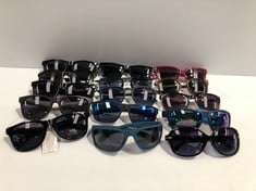 15 X SUNGLASSES VARIOUS MODELS INCLUDING MODEL PLD6192/S-LOCATION 6B.