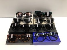 8 X HAWKERS SUNGLASSES VARIOUS MODELS INCLUDING MODEL S4/120016-LOCATION 6B.