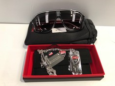 2 X RACE ITEMS VARIOUS MODELS INCLUDING SUNGLASSES MODEL T4090-LOCATION 2B.