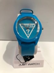 WATCH GUESS BLUE COLOUR MODEL W65014L4-LOCATION 2B.