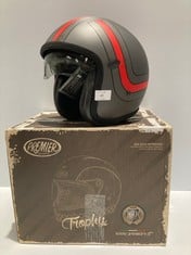 PREMIER HELMETS OPEN FACE HELMET SIZE M (TOTAL P.V.P 186€) - LOCATION 41A.