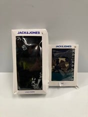 2 X PACKS OF JACK & JONES BOXER SHORTS VARIOUS SIZES AND STYLES INCLUDING SIZE L- LOCATION 31B.