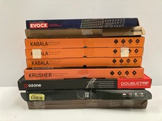 9 X KEYBOARDS VARIOUS MAKES AND MODELS INCLUDING KABALA WIRELESS RGB GAMING KIT (MAY BE BROKEN AND INCOMPLETE) - LOCATION 35B.