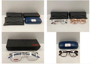 4 X GLASSES OF VARIOUS MAKES AND MODELS INCLUDING LACOSTE L3654 GLASSES - LOCATION 28B.