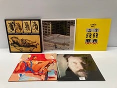 5 X VINYL VARIOUS ARTISTS AND STYLES INCLUDING JOHN GRANT - LOCATION 28B.