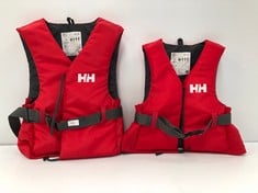 2 X HELLY HANSEN LIFEJACKET VARIOUS SIZES INCLUDING SIZE XS-LOCATION 13C.