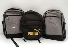 3 X PUMA BACKPACK - LOCATION 41C.