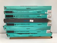 9 X LOGITECH BRAND KEYBOARDS INCLUDING MODEL G512 (MAY BE BROKEN OR INCOMPLETE) - LOCATION 42A.