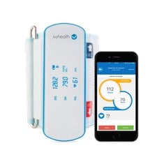 2 X IVYHEALTH WIRELESS UPPER ARM BLOOD PRESSURE MONITOR. FOLLOW THE EVOLUTION OF YOUR BLOOD PRESSURE AND HEART RATE. TAKE YOUR MEASUREMENTS, FOLLOW YOUR EVOLUTION OVER TIME WITH GRAPHS OR SHARE THE D