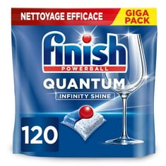 3 X FINISH QUANTUM INFINITY 120 TABLETS - LOCATION 51C.