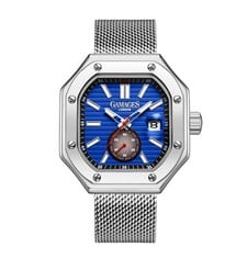 GAMAGES OF LONDON LIMITED EDITION HAND ASSEMBLED AUTOMATIC OCTAVE STEEL WATCH SKU:GA1761