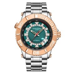 LIMITED EDITION SWAN & EDGAR GEOMETRIC RACER AUTOMATIC TWO-TONE STEEL HAND-ASSEMBLED WATCH SKU:SE1472