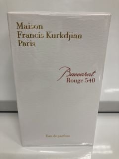 MAISON FRANCIS KURKDJIAN BACCARAT ROUGE 540 EAU DE PARFUM 70ML RRP £245 (SEALED UNIT)