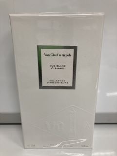 VAN CLEEF & ARPELS OUD BLANC EAU DE PARFUM 75ML RRP £155 (SEALED UNIT)