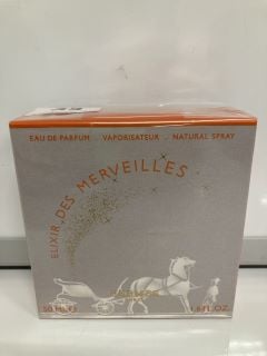 HERMES PARIS ELIXIR DES MERVEILLES EAU DE PARFUM 50 ML RRP £100 (SEALED UNIT)