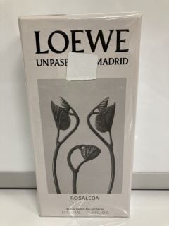 LOEWE UN PASEO POR MADRID ROSALEDA EAU DE TOILETTE POUR HOMME NATURAL SPRAY 50ML RRP £246 (SEALED UNIT)