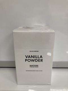 VANILLA POWDER MATIERE PREMIERE EAU DE PARFUM VAPORISATEUR SPRAY 50ML RRP £155 (SEALED UNIT)