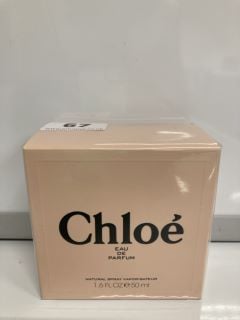 CHLOE EAU DE PARFUM NATURAL SPRAY VAPORISATEUR 50ML (SEALED UNIT)