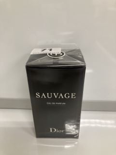 DIOR SAUVAGE EAU DE PARFUM VAPORISATEUR SPRAY 60ML (SEALED UNIT)