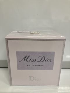 DIOR MISS DIOR EAU DE PARFUM VAPORISATEUR SPRAY 100ML RRP £145 (SEALED UNIT)