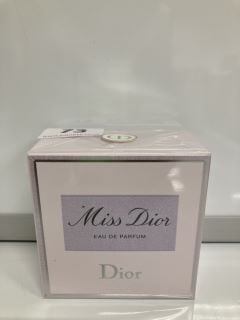 DIOR MISS DIOR EAU DE PARFUM VAPORISATEUR SPRAY 50ML RRP £104 (SEALED UNIT)