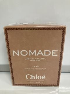 CHLOE EAU DE PARFUM INTENSE NOMADE JASMIN NATUREL INTENSE 75ML  (SEALED UNIT)