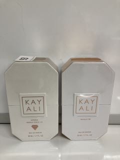 KAYALI VANILLA I 28 EAU DE PARFUM 50ML  ALSO TO INCLUDE KAYALI UTOPIA VANILLA COCO I 21 EAU DE PARFUM 50ML TOTAL RRP £140 (SEALED UNIT)